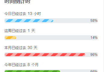 边栏时间倒计时插件
